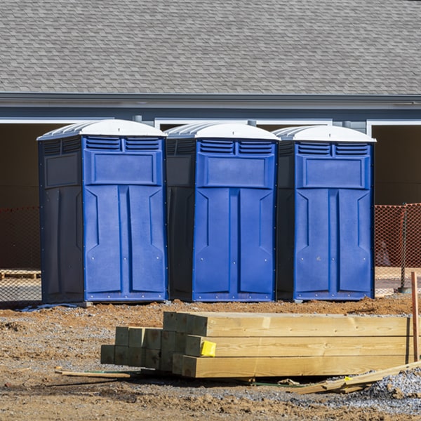 are there any restrictions on what items can be disposed of in the portable toilets in Killduff